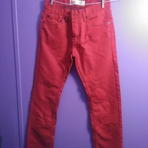 Boy's Red Levis